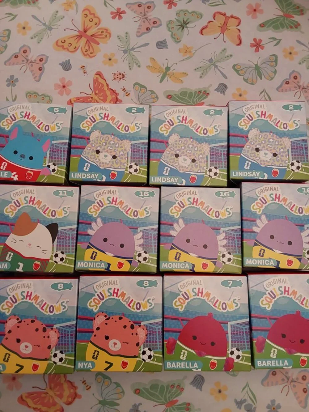 12 new in boxes, McDonald's Squishmallows